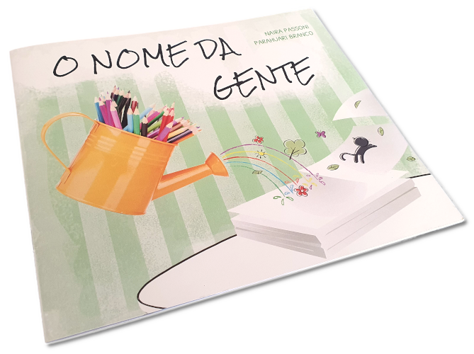 Capa do livro impresso O NOME DA GENTE